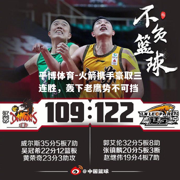 火箭携手豪取三连胜，轰下老鹰势不可挡