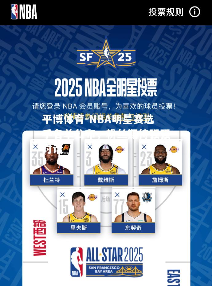 NBA明星赛选手名单公布，粉丝期待强强对话